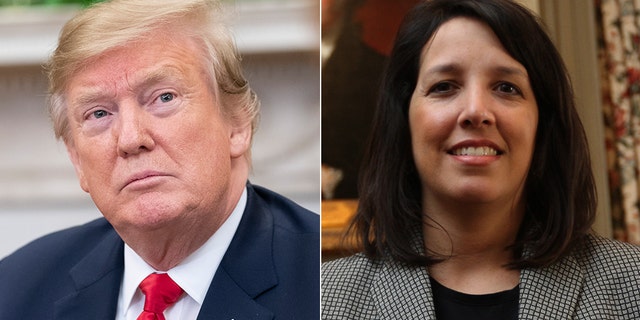 Democratic Mayor Kim Driscoll of Salem, Massachusetts, right, said President Donald Trump needs to “learn some history” after he claimed those accused in the city’s infamous 17th century witch trials received more due process than he has as he faces impeachment. (Getty)