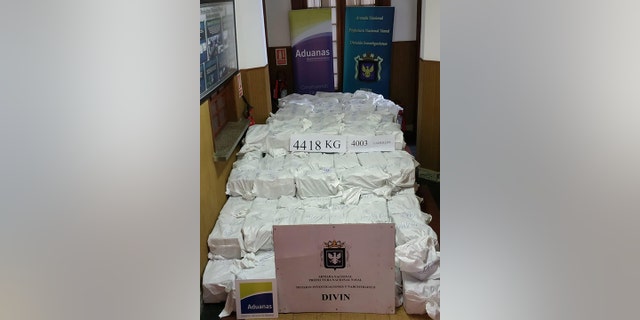 Naval and customs officials in Uruguay said they busted a cocaine haul of 4.4 tons worth $1 billion in Montevideo post.