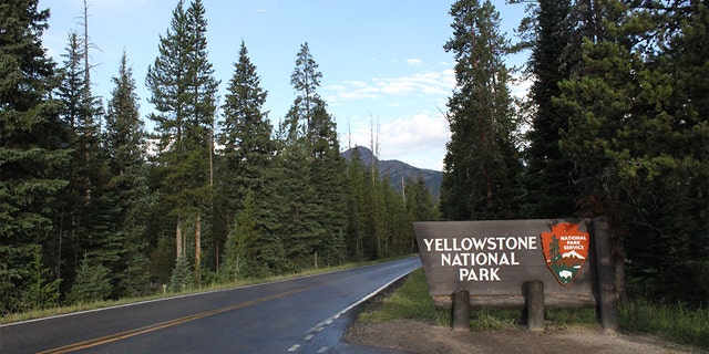 The entrance to Yellowstone National Park in Wyoming. (iStock)