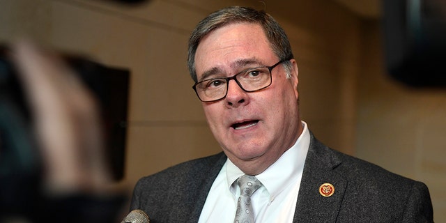 U.S. Rep. Denny Heck, D-Wash., talks to reporters on Capitol Hill in Washington, Dec. 3, 2019. (Associated Press)