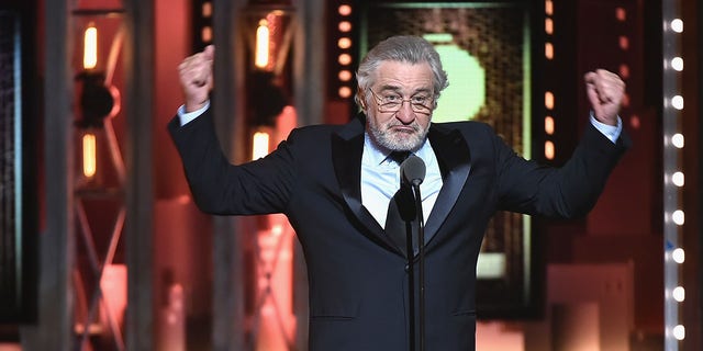 NEW YORK, NY - JUNE 10: Robert De Niro speaks onstage during the 72nd Annual Tony Awards at Radio City Music Hall on June 10, 2018 in New York City. (Photo by Theo Wargo/Getty Images for Tony Awards Productions)