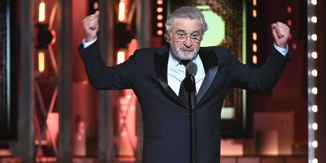 NEW YORK, NY - JUNE 10: Robert De Niro speaks onstage during the 72nd Annual Tony Awards at Radio City Music Hall on June 10, 2018 in New York City. (Photo by Theo Wargo/Getty Images for Tony Awards Productions)