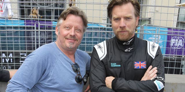 Boorman and McGregor attended the electric Formula E racing series event in Rome earlier this year.