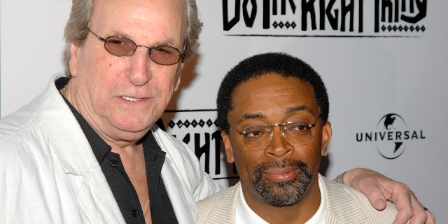 In this June 29, 2009 file photo, Director Spike Lee, right, and actor Danny Aiello attend a special 20th anniversary screening of "Do the Right Thing", in New York.
