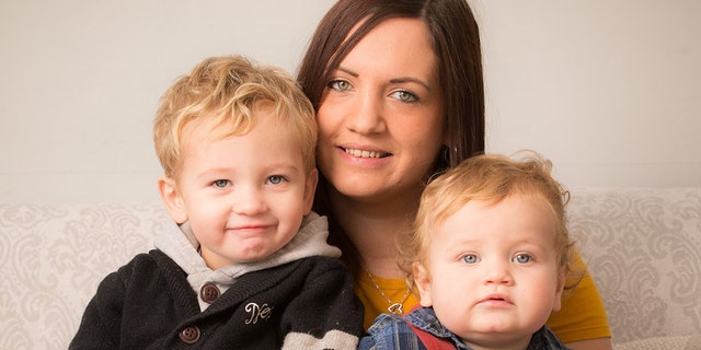 Emily Taylor and her two sons.