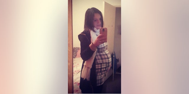 Emily Taylor when she was pregnant with one of her sons.