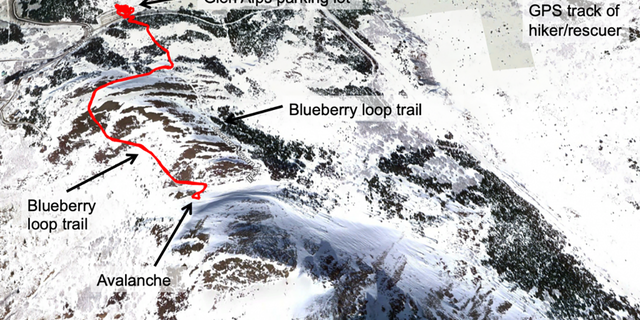 The avalanche occurred around 1 p.m. on Alaska's Flattop Mountain.