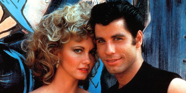 Olivia Newton-John and John Travolta in a scene from the 1978 film "Grease." 