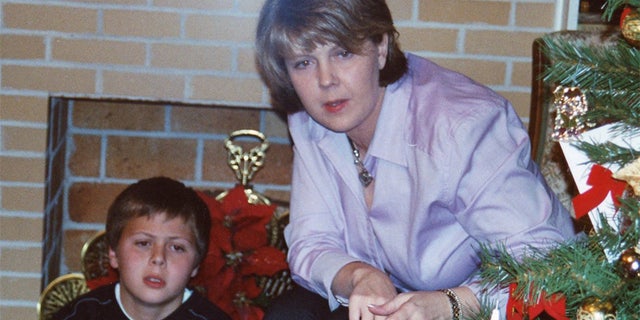 Christian and his mother Rae Andreacchio during happier times.