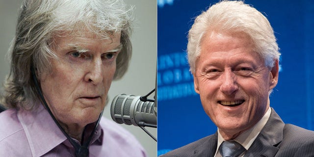Don Imus, left, was never invited back to a Washington dinner after speaking with President Bill Clinton and first lady Hillary Clinton in attendance in 1996.