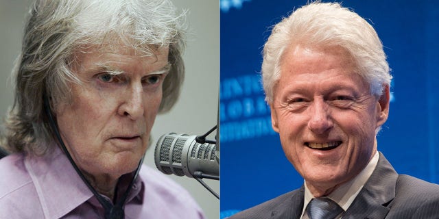 Don Imus, left, was never invited back to a Washington dinner after speaking with President Bill Clinton and first lady Hillary Clinton in attendance in 1996.