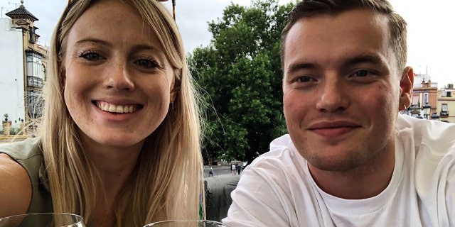 Merritt, pictured right, of Cottenham, Cambridgeshire, was a coordinator in the Learning Together program. (Family photo/London's Metropolitan Police via AP)