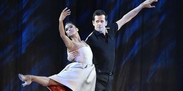 Pictured: Robert Fairchild and Misty Copeland (Photo by Timothy Kuratek/CBS via Getty Images)