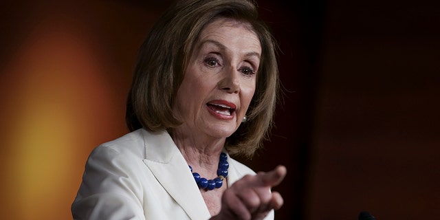 Speaker of the House Nancy Pelosi, D-Calif., responds forcefully to a question from a reporter who asked if she hated President Trump, after announcing earlier that the House is moving forward to draft articles of impeachment against Trump, at the Capitol in Washington, Thursday, Dec. 5, 2019. (AP Photo/J. Scott Applewhite)