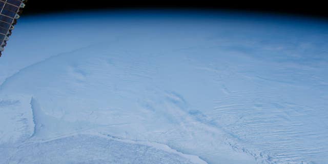 The above image was taken by a NASA astronaut on board the International Space Station.