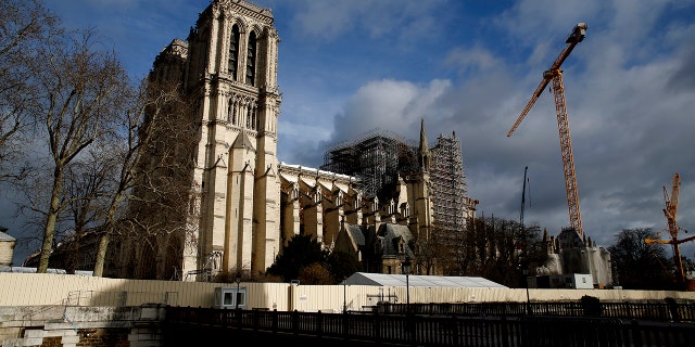 Notre-Dame Cathedral is pictured in Paris, Sunday, December 22, 2019 (AP Photo / Thibault Camus)