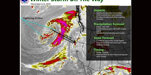 The next winter storm is forecast to impact the West Coast by Friday into the weekend.