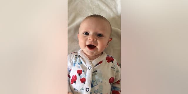 Her father said she breaks out in smiles and giggles each morning when they turn her hearing aids on.