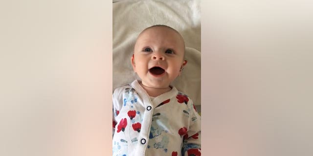 Georgina was born deaf and fitted with hearing aids just a few weeks after her birth.