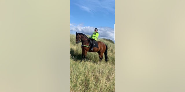 After a decorated career Jake is set to retire from the police force next year – though there is sure to be plenty of tea available for the playful pony then.