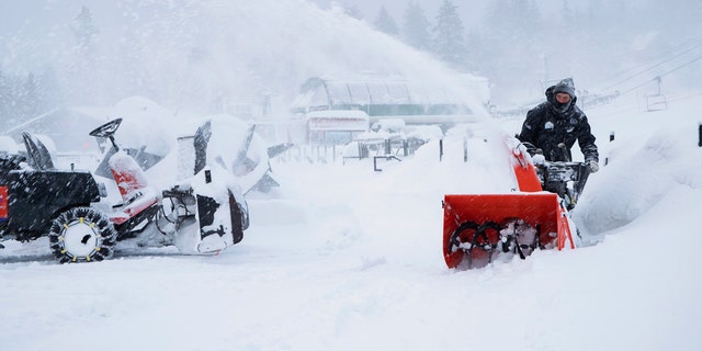 California is drenched or blanketed in snow after a powerful Thanksgiving storm.