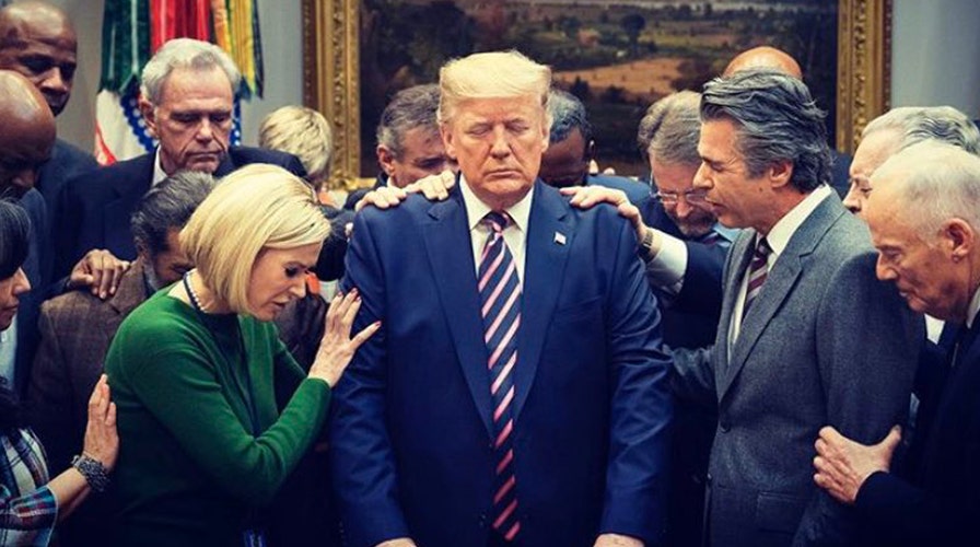 Trump blasts evangelical magazine calling for his removal from office