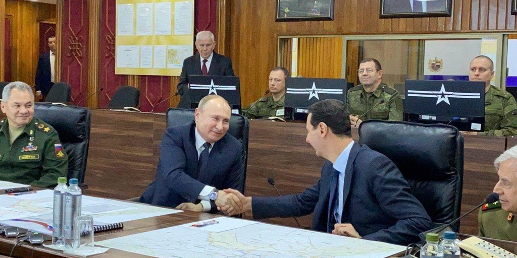 Video surfaces of Putin, Assad laughing about Trump at Damascus summit
