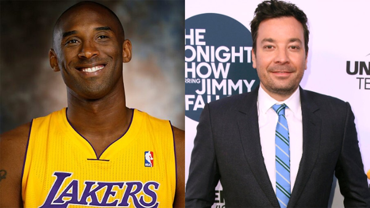 Jimmy Fallon began his Monday night show honoring his friend, Kobe Bryant, in an emotional tribute.