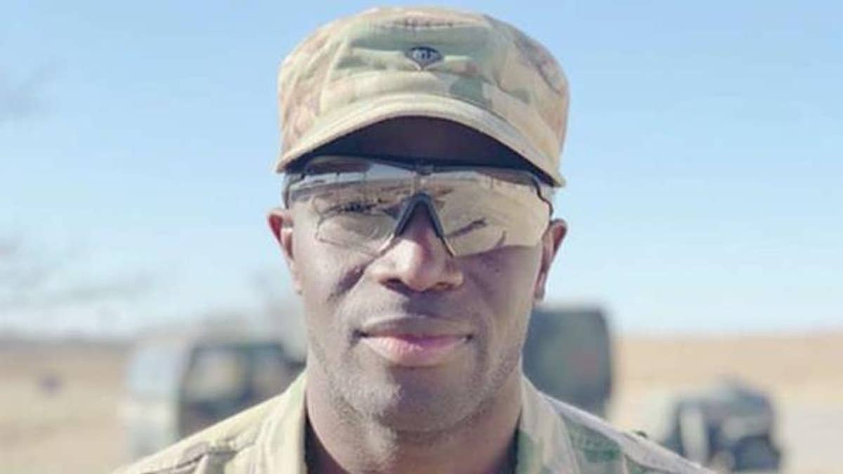Jimmy Legree, 28, began basic training at Fort Sill in Oklahoma back in December after enlisting in the Army to pursue a career as a communications specialist - something he says was a childhood goal. (U.S. Army)