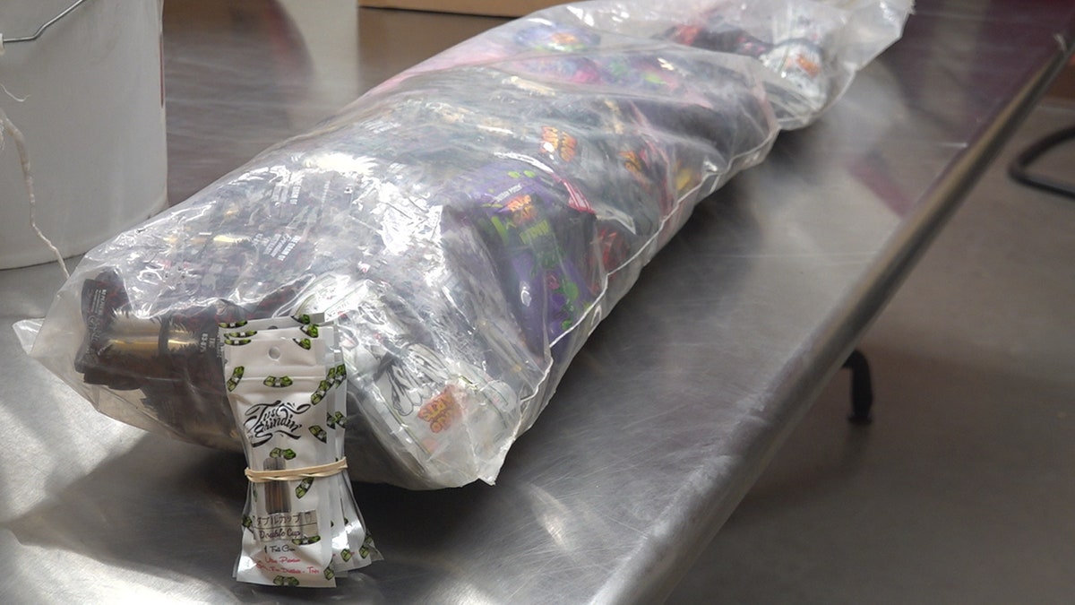 Vaping cartridges found at an illegal operation to the east of Phoenix. (Stephanie Bennett/Fox News)