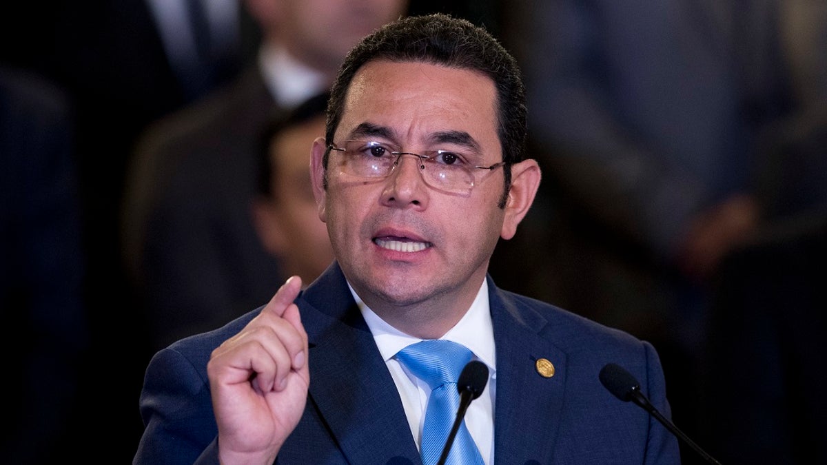 Outgoing Guatemalan President Jimmy Morales says his government has not agreed to receive Mexicans who had sought asylum in the United States. Morales, whose presidency ends next week, said that he had told U.S. officials that would have to be negotiated with his successor. (AP Photo/Moises Castillo, File)