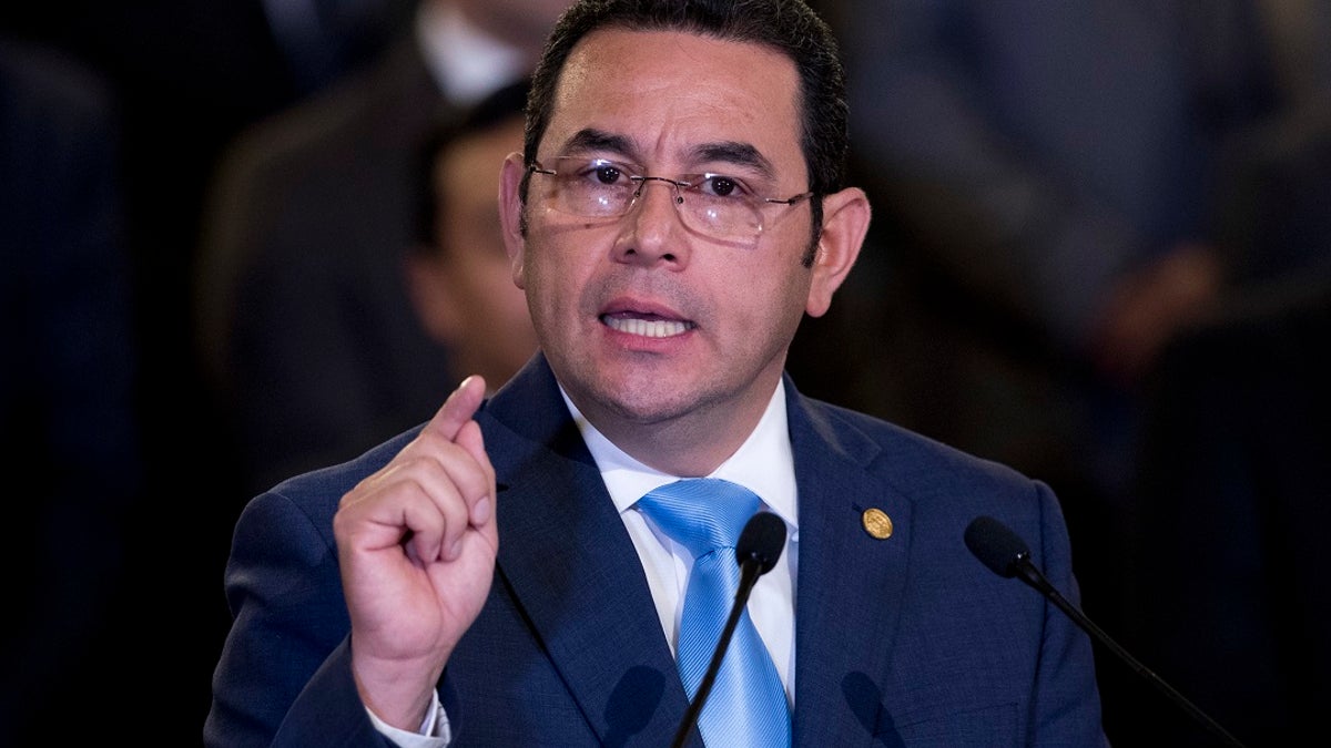 Outgoing Guatemalan President Jimmy Morales says his government has not agreed to receive Mexicans who had sought asylum in the United States. Morales, whose presidency ends next week, said that he had told U.S. officials that would have to be negotiated with his successor. (AP Photo/Moises Castillo, File)