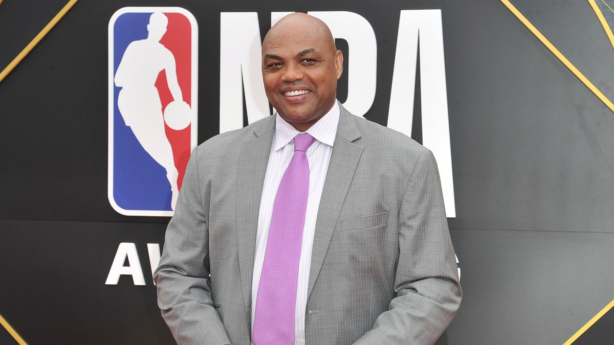 In this June 24, 2019, file photo, Charles Barkley arrives at the NBA Awards at the Barker Hangar in Santa Monica, Calif. The former Auburn University star and NBA Hall of Famer says he's donating $1 million to Miles College, a historically black institution in Fairfield, Ala. (Photo by Richard Shotwell/Invision/AP, File)