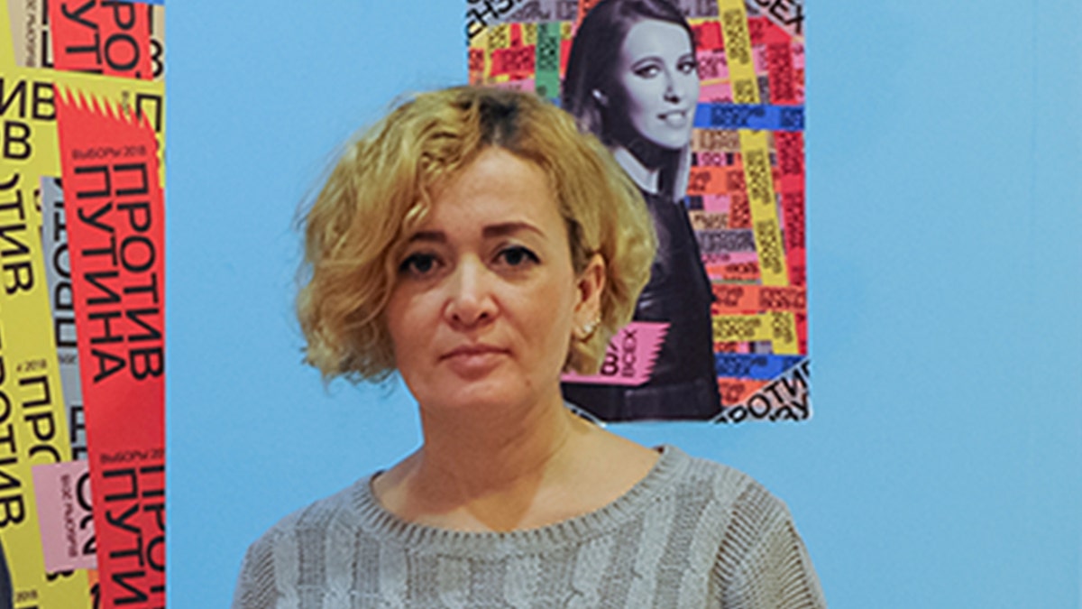 Anastasia Shevchenko head of the election campaign for Ksenia Sobchak poses in Rostov-On-Don, Russia February 13, 2018.