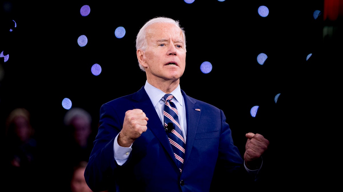 Democratic presidential candidate former Vice President Joe Biden speaks at the Brown & Black Forum at the Iowa Events Center, Monday, Jan. 20, 2020, in Des Moines, Iowa. (AP Photo/Andrew Harnik)