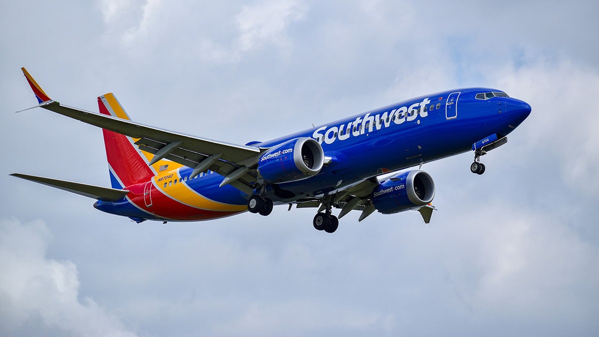 A Southwest airlines 737 max 8 landing at Ronald Regan National Airport(DCA) Arlington, Virginia, USA November 8th, 2018 Plane-Boeing 737 Max 8 Registration-n8704q Airport- DCA Photo Credit- Domonic Evaninia