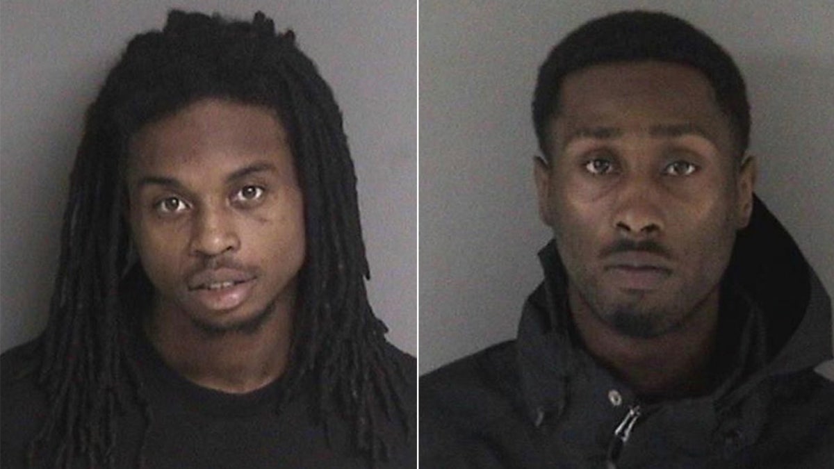 Mugshots for Byron Reed, 22, left, Javon Lee, 21. (Alameda County Sheriffs Office)