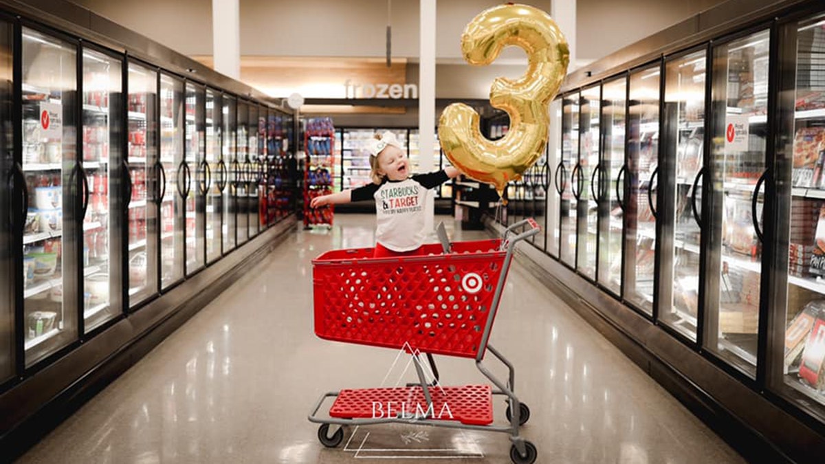 A little girl named Campbell from Des Moines recently celebrated her golden birthday at the superstore.