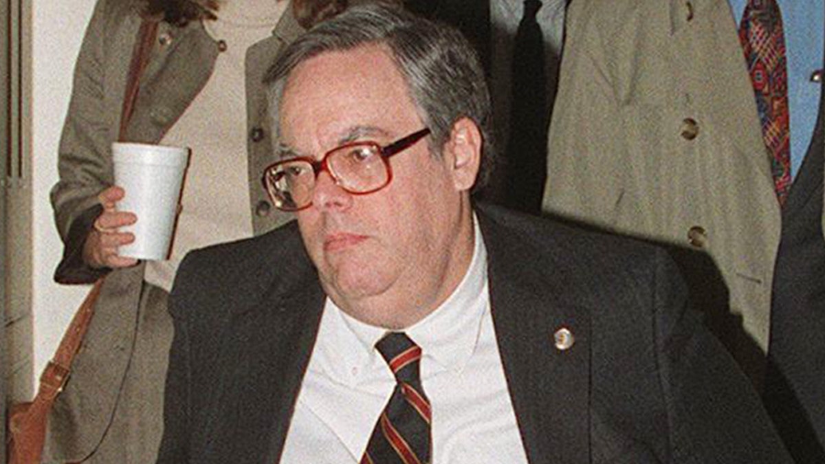 WASHINGTON: White House Counsel Charles Ruff arrives on Capitol Hill in Washington, D.C. on January 26 for the resumption of Clinton's impeachment trial in the U.S. Senate. House impeachment managers made a request to subpoena witnesses for the trail including Monica Lewinsky, longtime Clinton friend Vernon Jordan, and White House aide Sidney Blumenthal. (Photo credit: STEPHEN JAFFE/AFP via Getty Images)