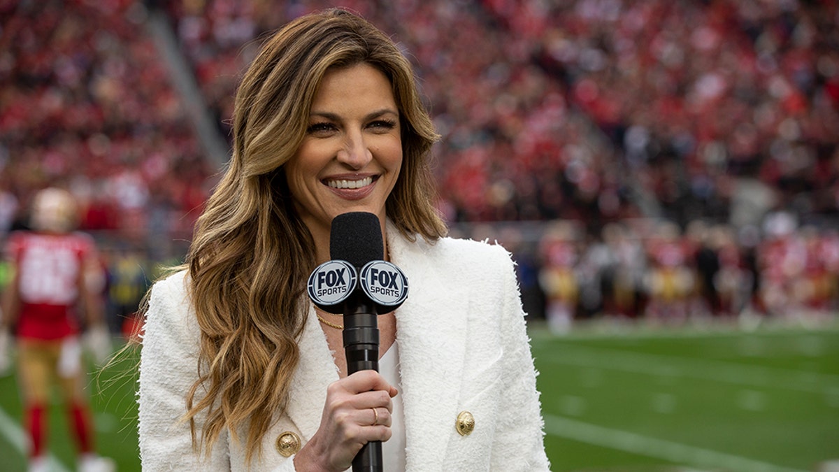 Erin Andrews previously reported from Super Bowl XLVIII and Super Bowl LI.