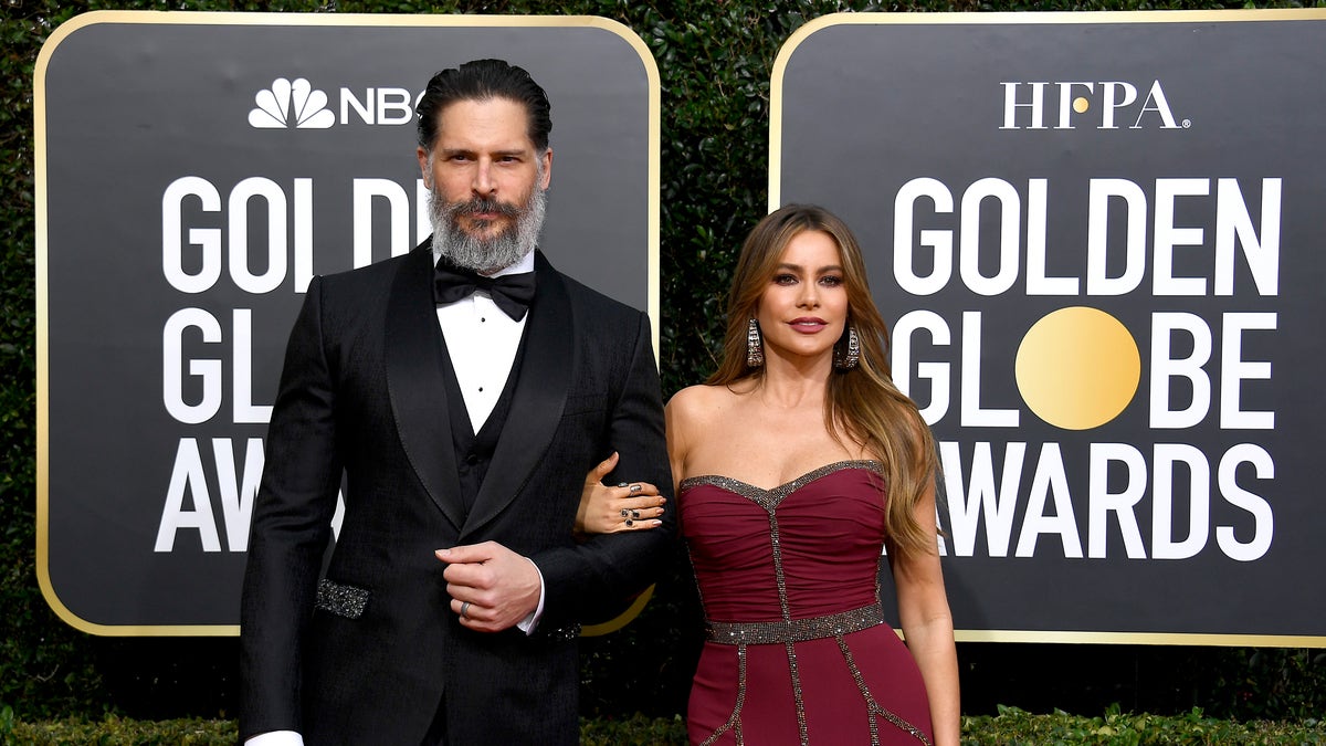 Joe Manganiello and Sofia Vergara arrive at the 77th Annual Golden Globe Awards held at the Beverly Hilton Hotel on January 5, 2020.