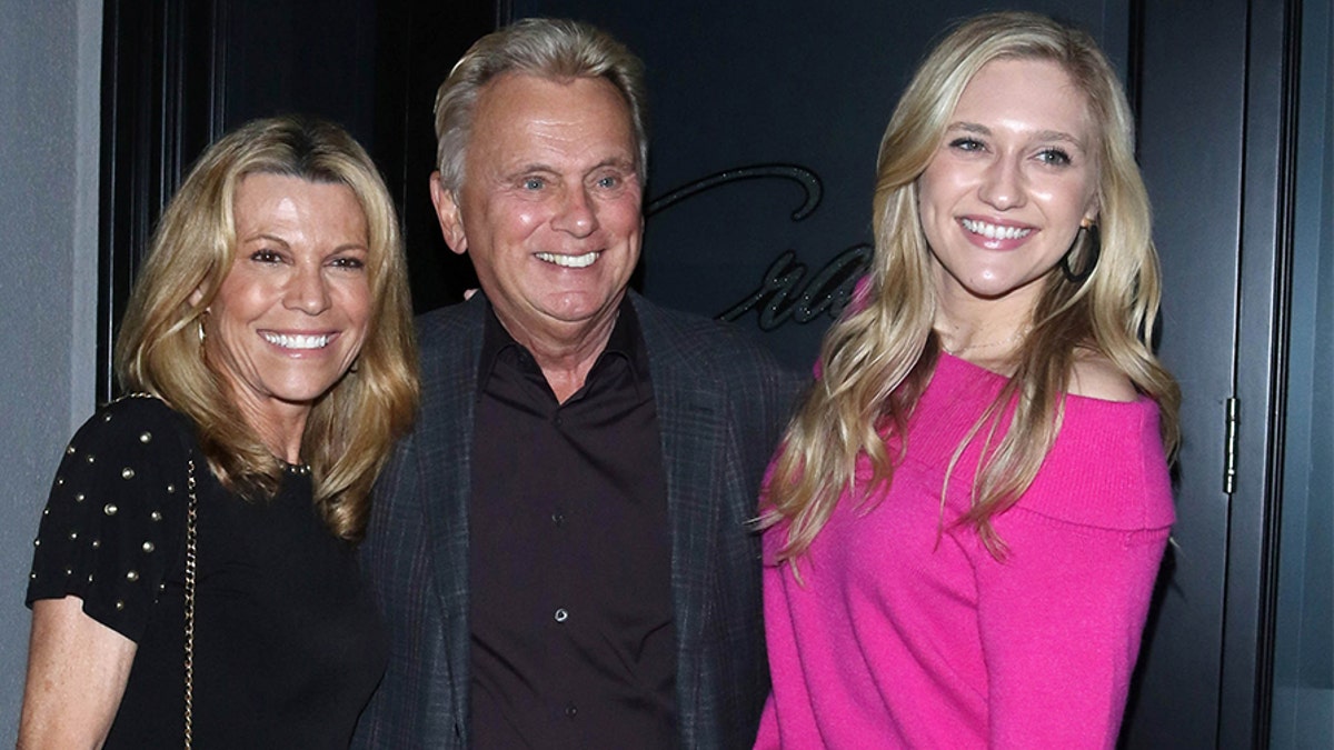 Vanna White, Pat Sajak and Maggie Sajak are seen on January 9, 2020, in Los Angeles, California.