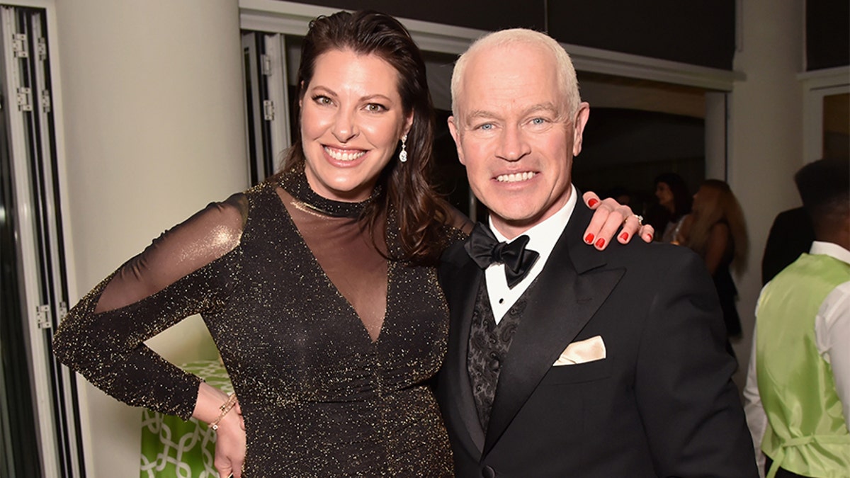 Neal McDonough, right, and Ruve McDonough attend HBO's Official 2019 Golden Globe Awards After Party on January 6, 2019, in Los Angeles, California.