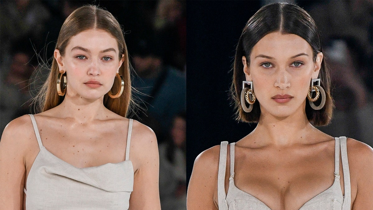 Bella hadid hot sale hoop earrings