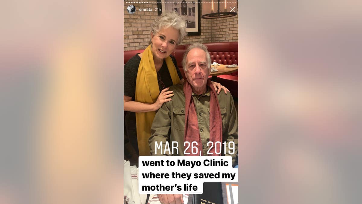 Mayo Clinic saved Ratajkowski's mother's life in March