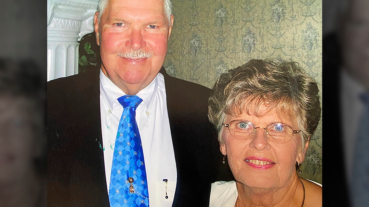 In this May 2006 photo provided by Sue Wagener shows Jack and Harriet Morrison at their 50th wedding anniversary party. (Photo Courtesy Sue Wagener via AP)