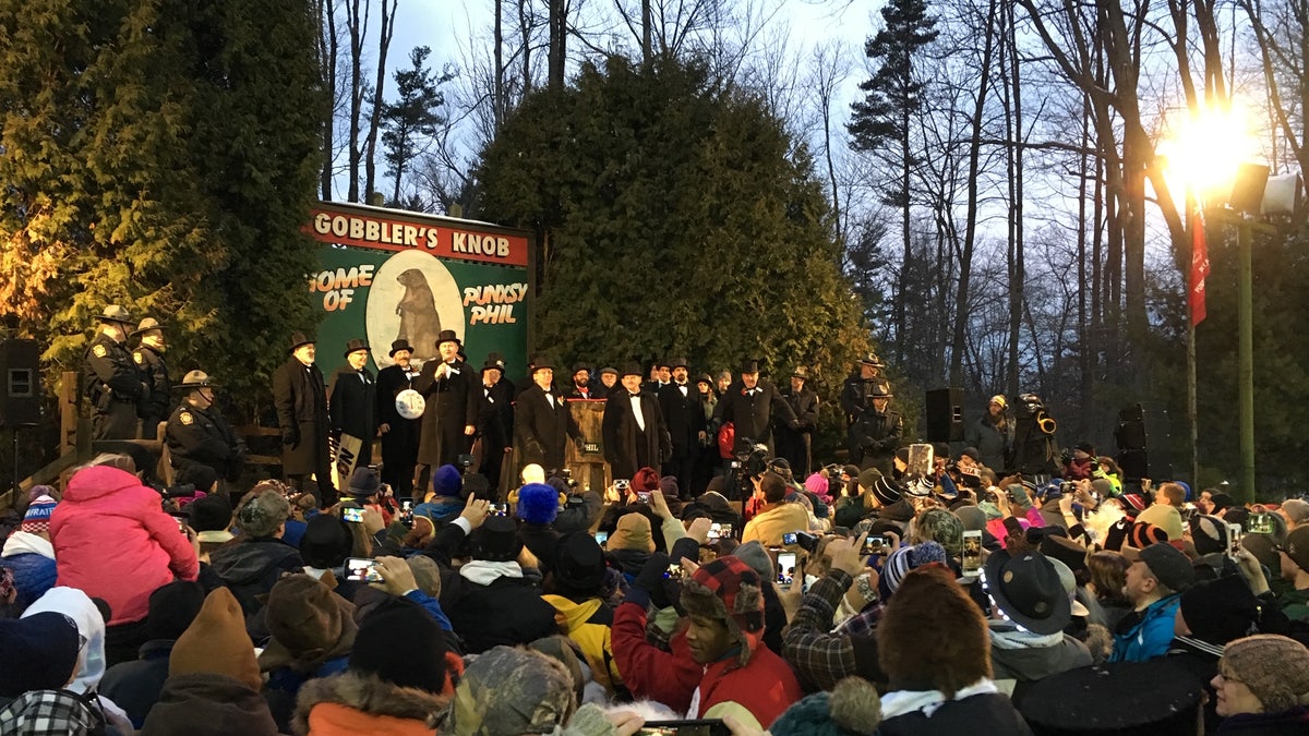 Gobbler's Knob in ​ Punxsutawney, Pa. ​