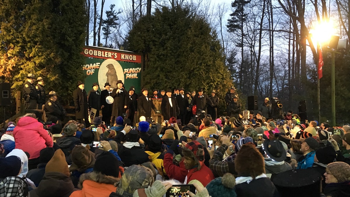 Gobbler's Knob in Punxsutawney, Pa. 