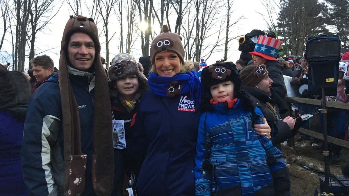 Janice with her family in Punxsutawney, Pa. in 2017