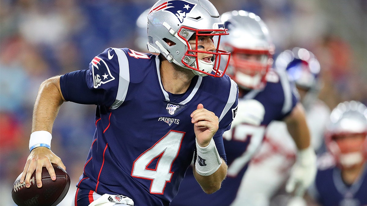 Stidham was selected in the fourth round.. (Photo by Maddie Meyer/Getty Images)